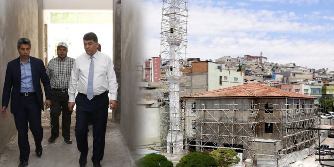 Başkan Fadıloğlu Umut Cami Ve Sosyal Tesisi İnşaatını İnceledi