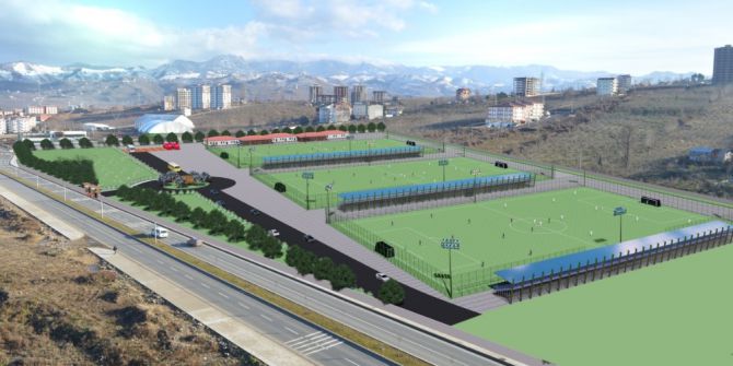 Spor Kompleksi İnşaatı Başladı