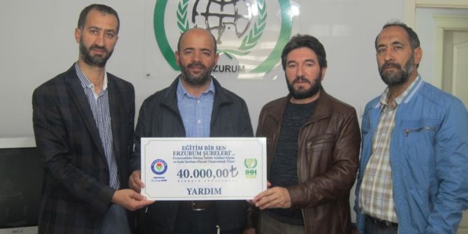Erzurum Eğitim Bir Sen’den Anlamlı Yardım