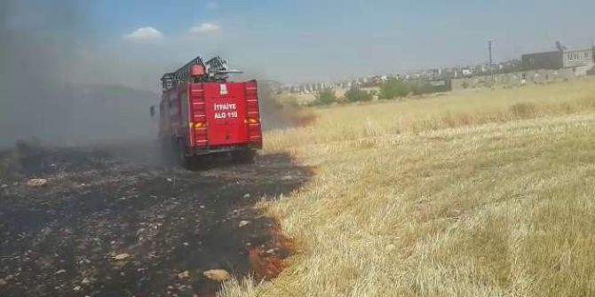 Adıyaman’da Buğday Yangını