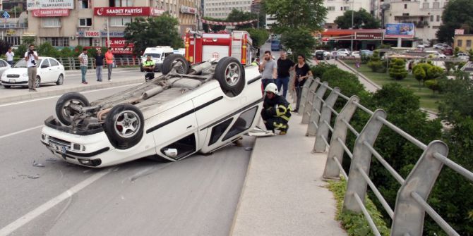 Adana’da Trafik Kazası: 1 Yaralı