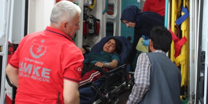 Akrebin Soktuğu Kız Çocuğu Hastaneye Kaldırıldı