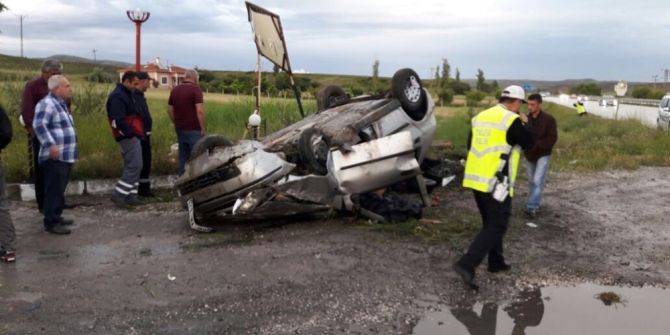 Polis Kazada Yaralandı