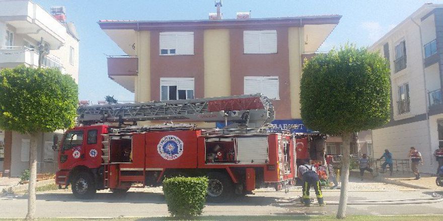 Sarılar’da Yangın Ucuz Atlatıldı