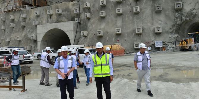 Yusufeli Barajı’nın Fiziki Yapısının Yüzde 62’si Tamamlandı