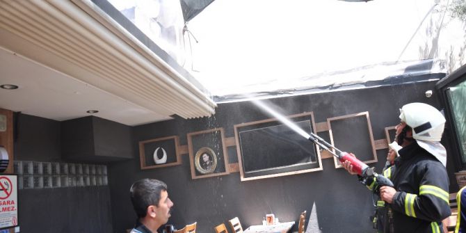 Milas’ta Restoran Yangını Korkuttu
