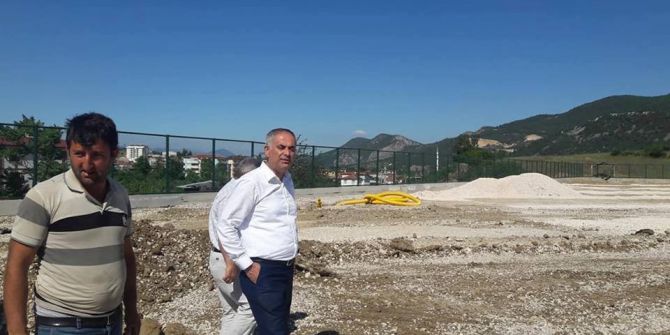 Şehit Ömer Halisdemir Stadı’nda Çalışmalar Devam Ediyor