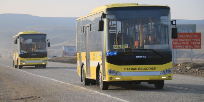 Batman’da Bayramda Otobüsler Ücretsiz