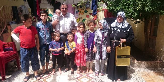 Kaçarlar Dünya Mülteciler Gününde Muhacir Aileleri Ziyaret Etti