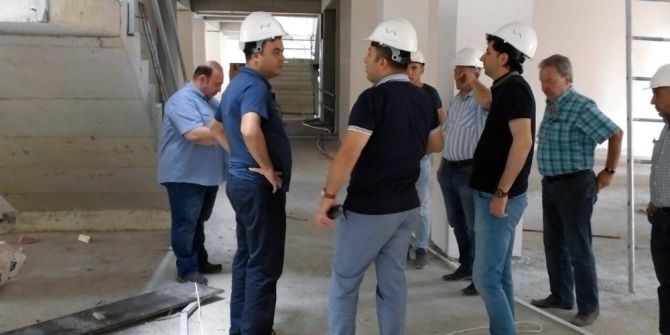 Lapseki Hükümet Konağı İnşaatına İnceleme