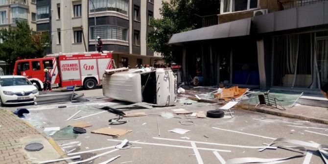 Maltepe’de İş Yerinde Patlama:1 Yaralı