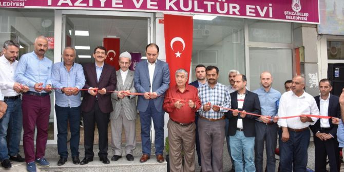 Şehzadeler’e Bir Taziye Ve Kültür Evi Daha Kazandırıldı