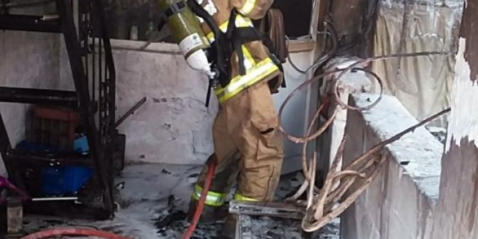 Balıkesir’de Ev Yangını Korkuttu