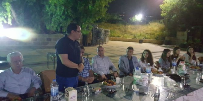 Jandarma Komutanı İle Cumhuriyet Savcısına Veda Yemeği