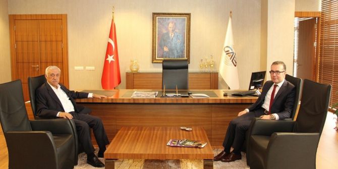 Vergi Dairesi Başkanı Halil Tekin Gaib’i Ziyaret Etti