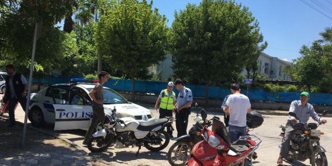 Gönen’de Motosikletçilere Denetim