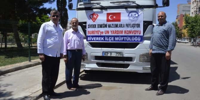 Siverek’ten Suriye’ye Un Yardımı