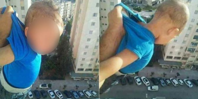Cezayir’de Beğeni İçin Bebeğini Camdan Sallandıran Babaya 2 Yıl Hapis
