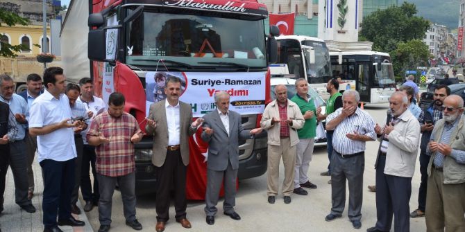 22. Yardım Tırı Gemlik’ten Yola Çıktı