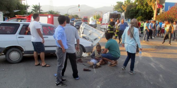 Milas’ta Tırla Otomobil Çarpıştı; Biri Ağır, 2 Yaralı