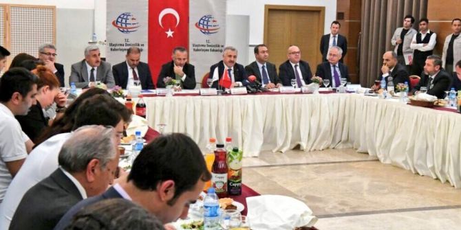 Bakan Arslan, Ulaştırma Muhabirleri İle Geleneksel İftar Yemeğine Katıldı