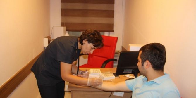 Finike’de Allerji Testi Başladı