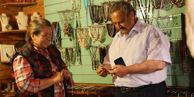 Başkan Uysal Ören Esnafını Ziyaret Etti