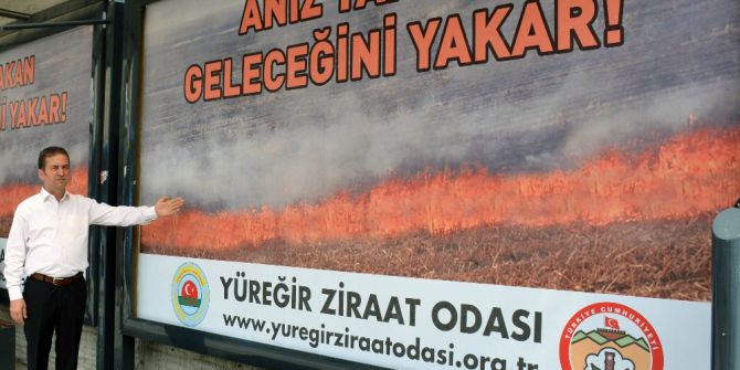 Yüreğir Ziraat Odası’ndan Anız Uyarısı