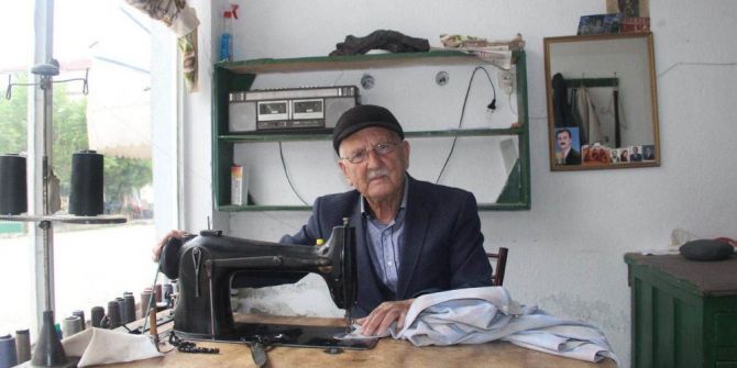71 Yıllık Dikiş Makinesiyle Teknolojiye Meydan Okuyor