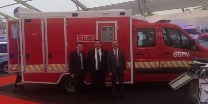 Türk Yapımı Kurtarma Ambulansı Almanya’da Görücüye Çıkarıldı