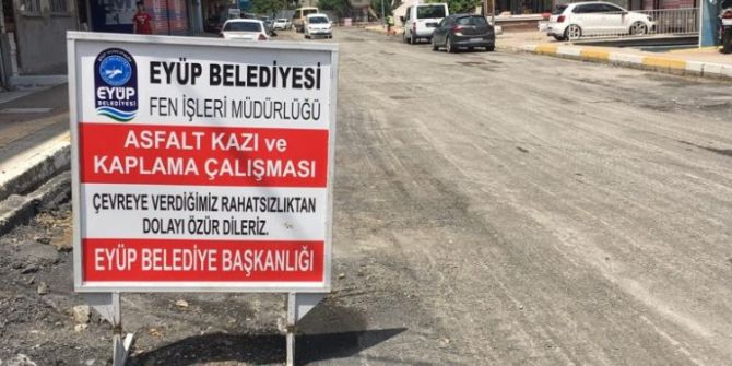 Eyüp’te Yol Bakım Çalışmaları Devam Ediyor