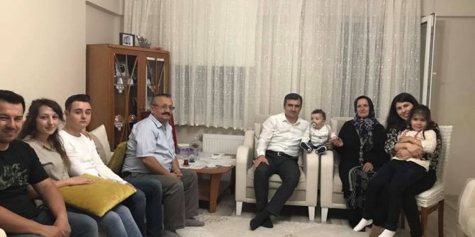 Başkan Yemenici, Şehit Ailesine Misafir Oldu.