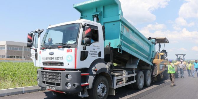 Karaağaçlı Mahallesinde Asfalt Çalışması