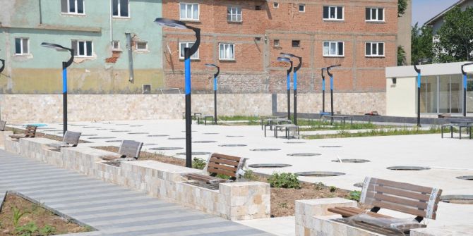 Soma İstasyon Parkı Ve Meydan Projesi Çalışmaları Sürüyor