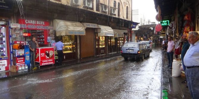 Kilis’te Aniden Bastıran Yağmur Etkili Oldu