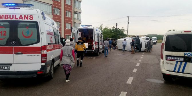 Ankara’da Trafik Kazası: 11 Yaralı