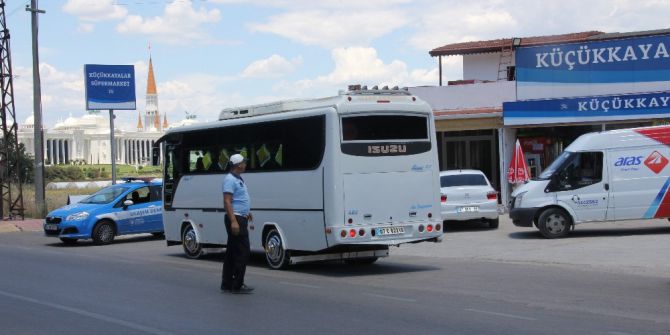Belek’te Turizm Araçları Denetleniyor