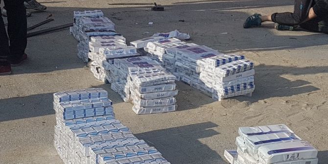 Kula’da 2 Bin 500 Paket Gümrük Kaçağı Sigara Ele Geçirildi