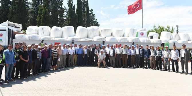 Büyükşehir Belediyesinin Çiftçiye Desteği Sürüyor