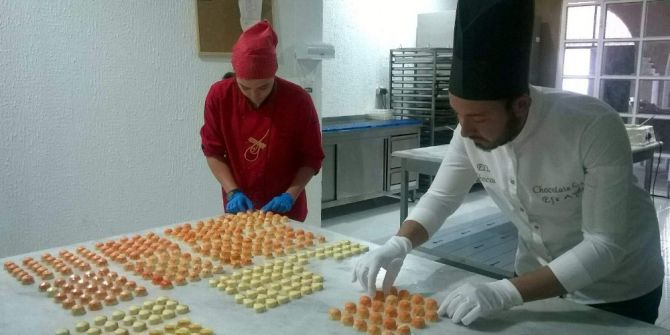 Aydın’da El Yapımı ’İncir Çikolata’ Üretildi