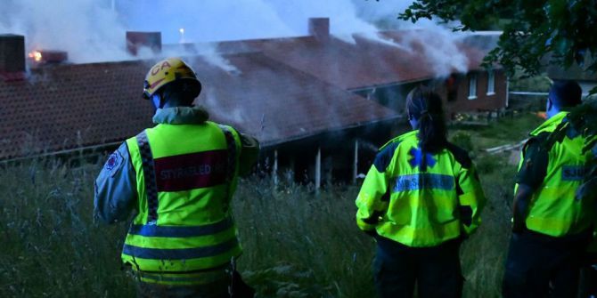 İsveç’te Mültecilerin Kaldığı Evde Yangın Çıktı