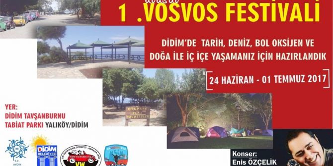 Didim 1. Ulusal Vosvos Festivali 24 Haziran’da Başlıyor