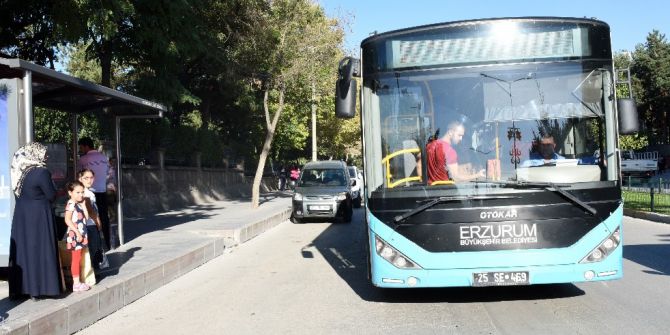 Erzurum’da Bayramda Toplu Taşıma Ücretsiz