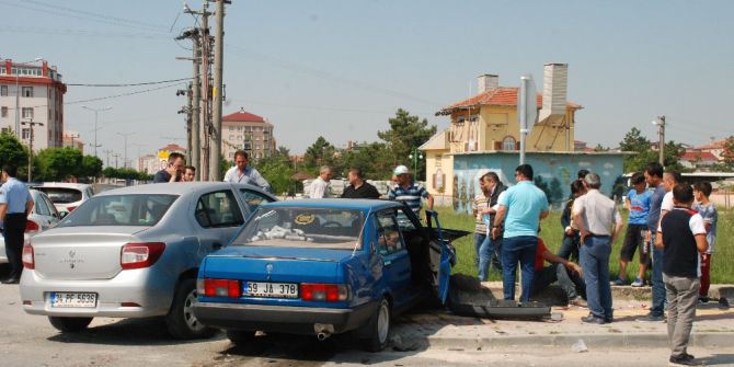 Tekirdağ’da Trafik Kazası: 1 Yaralı
