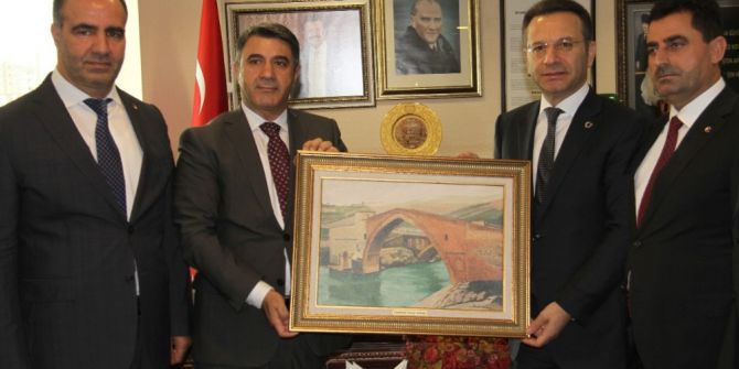 Vali Aksoy’dan Dtb’ye Veda Ziyareti