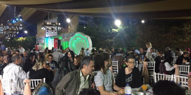 Başkentte Akgo Ve Vortex Lazer İşbirliğinde İftar