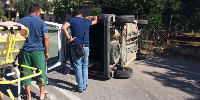 Manavgat’ta Trafik Kazası: 1 Yaralı