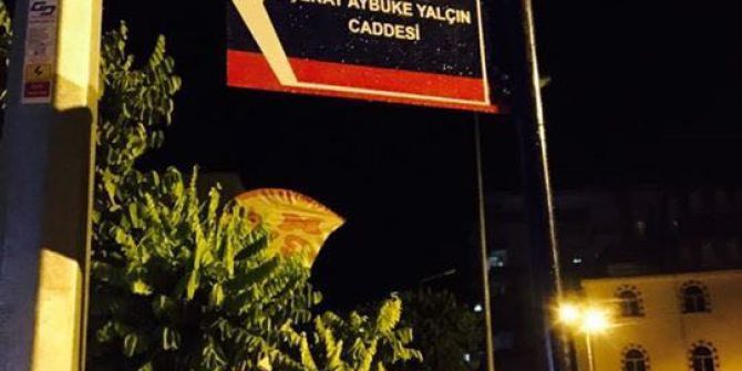 Aybüke Öğretmenin Adı Şehit Edildiği Caddeye Verildi