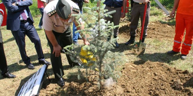 Jandarma Devrek’te Ağaç Dikti