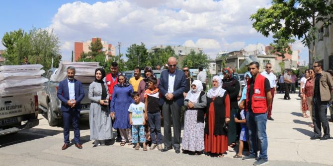 Yangın Mağduru Ailelere Yardım Dağıtıldı